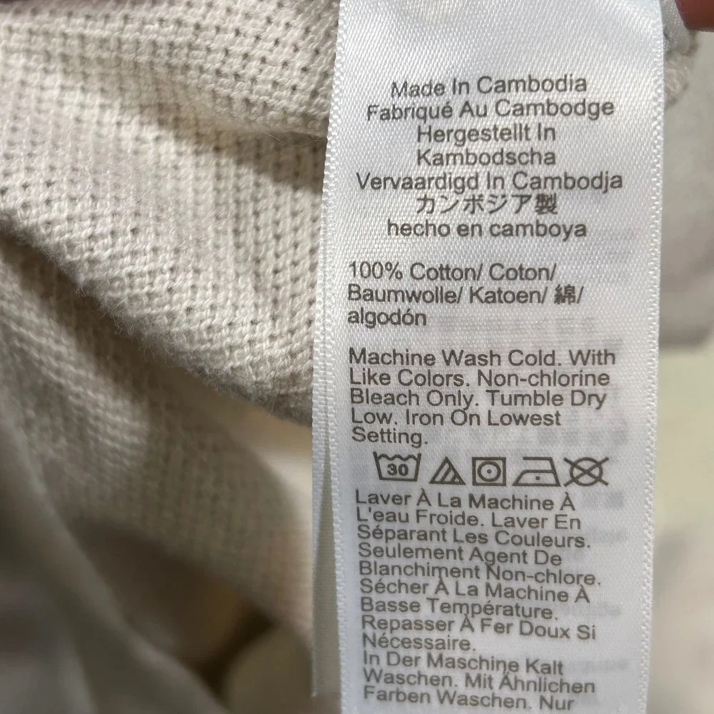 J. Crew Men's Crewneck Sweater in Light Gray